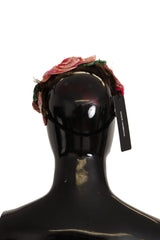 Women's Multicolor Sequined Lurex Black Hair Headband Nylon Silk Elastane Accessory