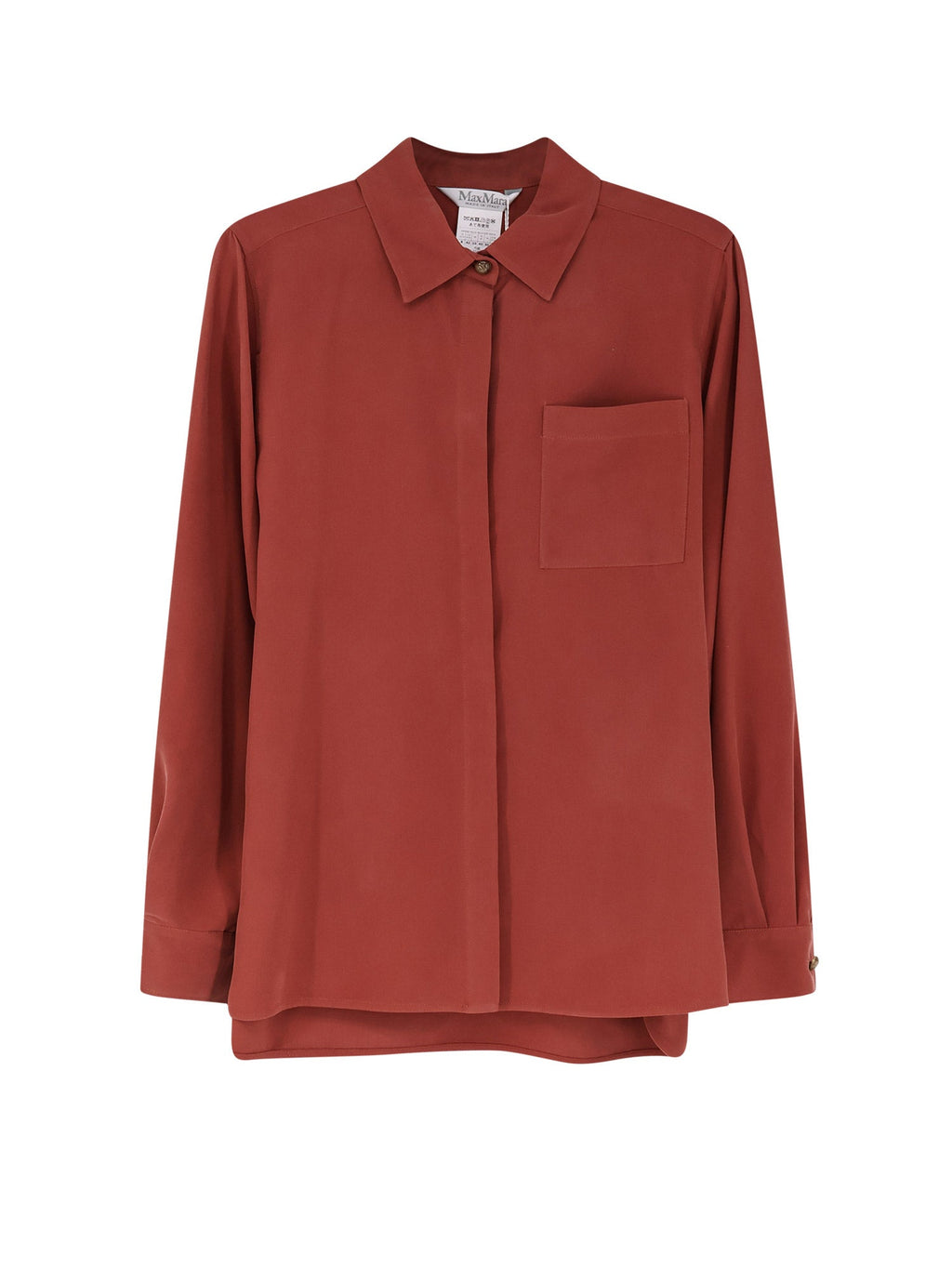Max Mara Shirts Terracotta Seta - 44