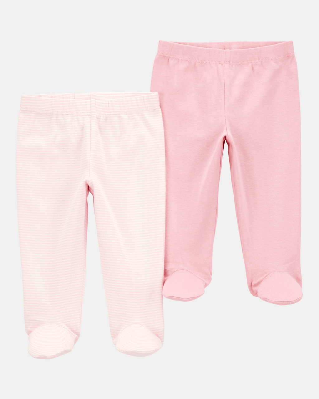 Pack dos pantalones algodón rosados