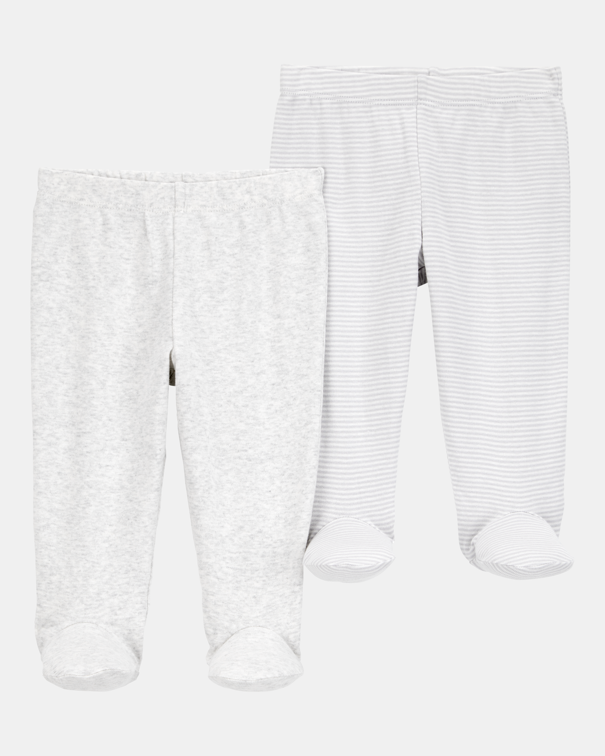 Pack dos pantalones algodón grises