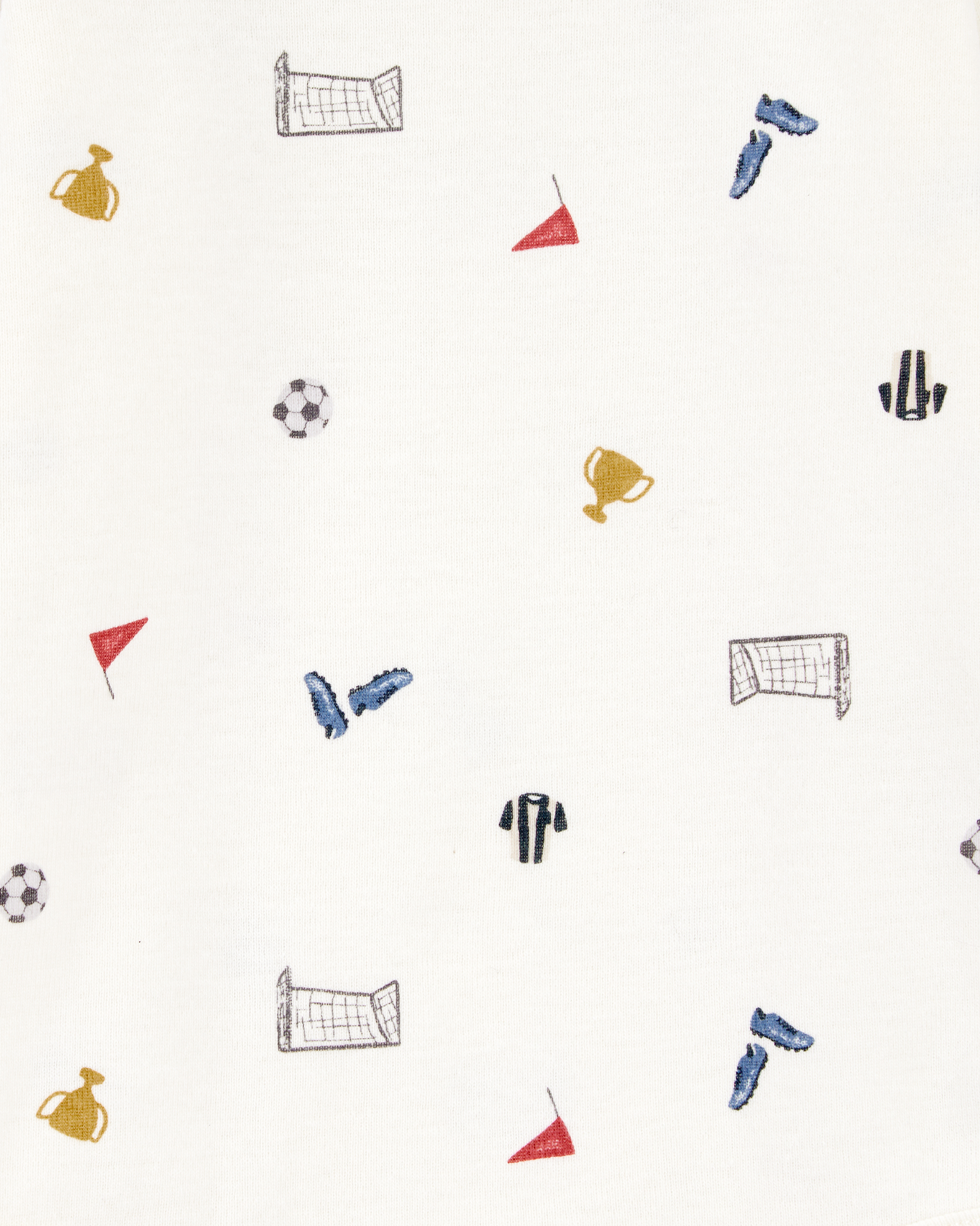 Conjunto tres piezas pantalón y dos bodies diseño fútbol
