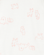 Pack cinco bodies algodón diseño perro