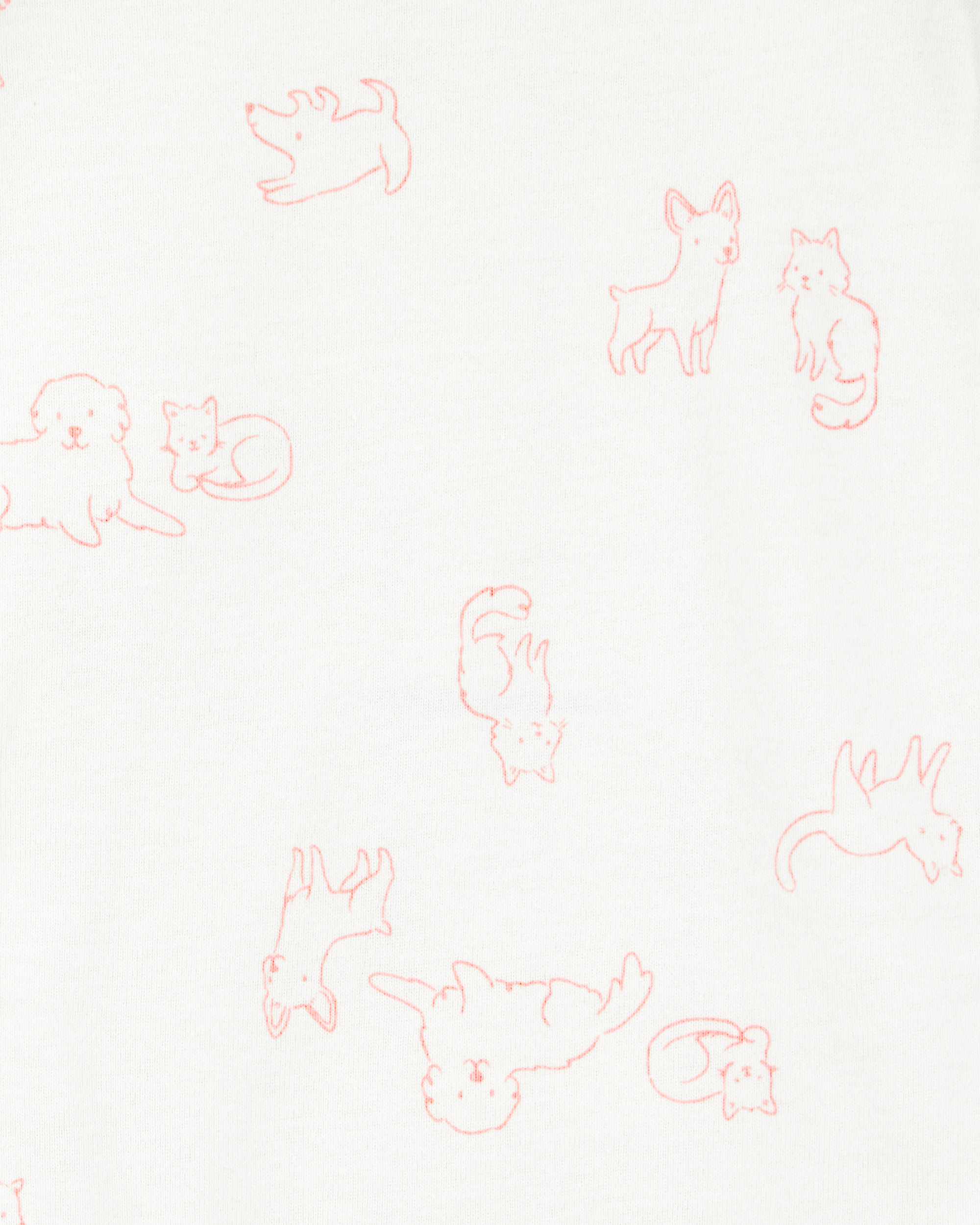 Pack cinco bodies algodón diseño perro