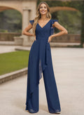 Jumpsuit/Pantsuit Chiffon(Non-Stretch) Mother Of The Bride Dresses