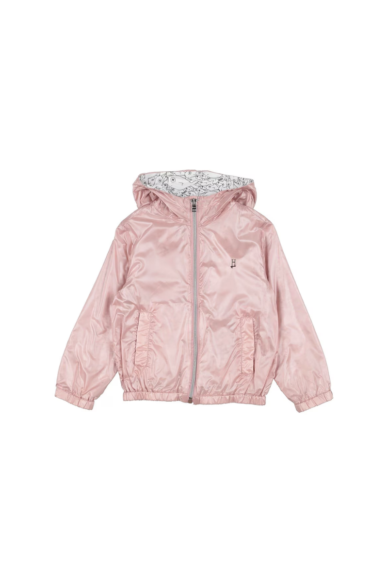 Herno Nylon Hooded Jacket — Pink