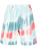 Dsquared2 Distressed-Effect Cotton Shorts — Multicolour