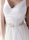 Satin Ribbon Sash Beading For Bridal/Bridesmaids