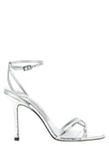 Jimmy Choo 1998 Leo Heel Sandal — Silver