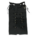 Embroidery Cutout Cargo Maxi Skirt | Onyx