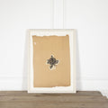 19th Century French Framed Bianchini-Ferier Black Rose Design By Sister Parish Design