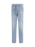 Dsquared2 Belt-Loop Ripped Jeans — Navy
