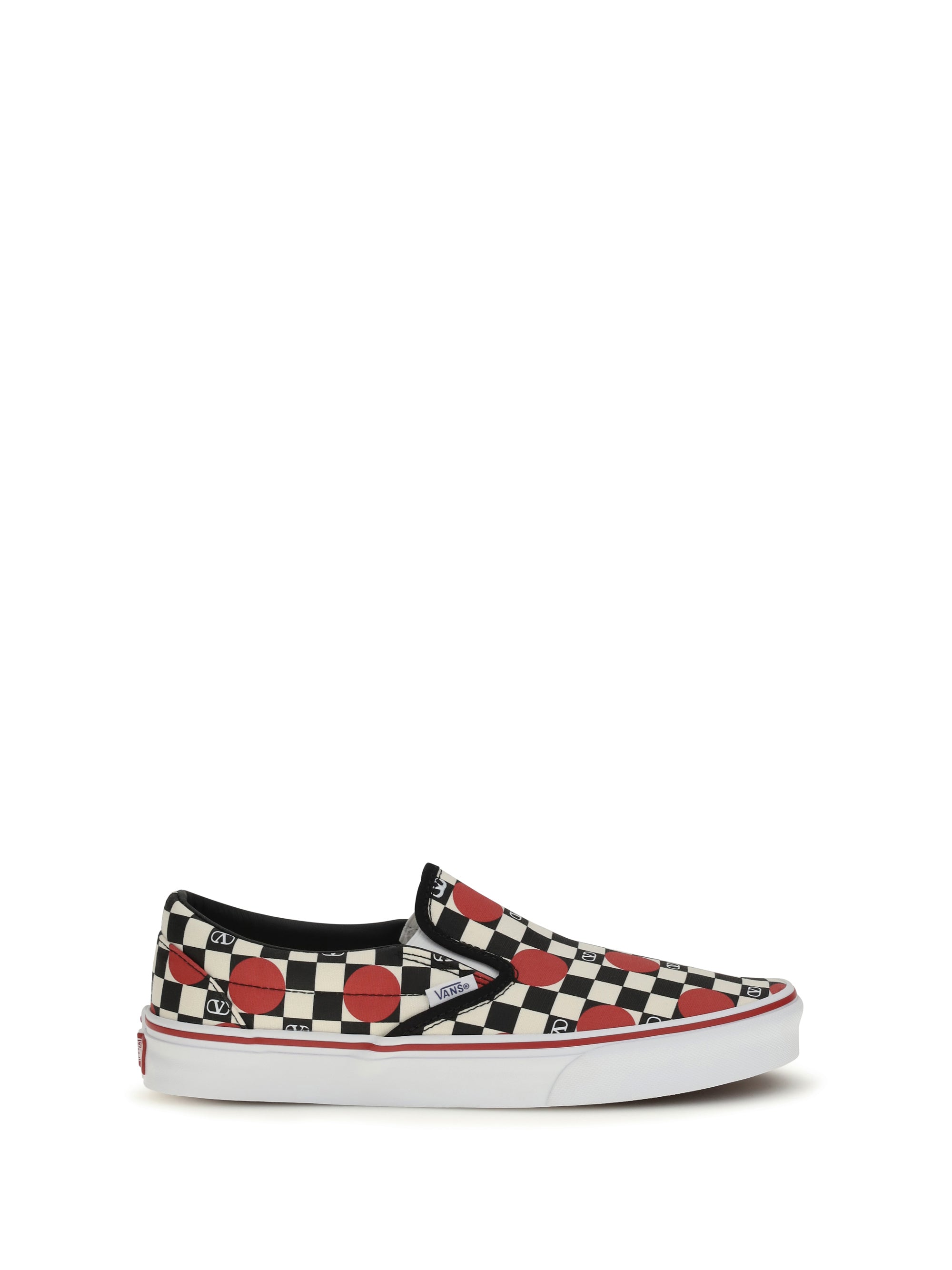 Valentino Garavani Checkerboard V Logo Slip-On Sneaker — Multicolor
