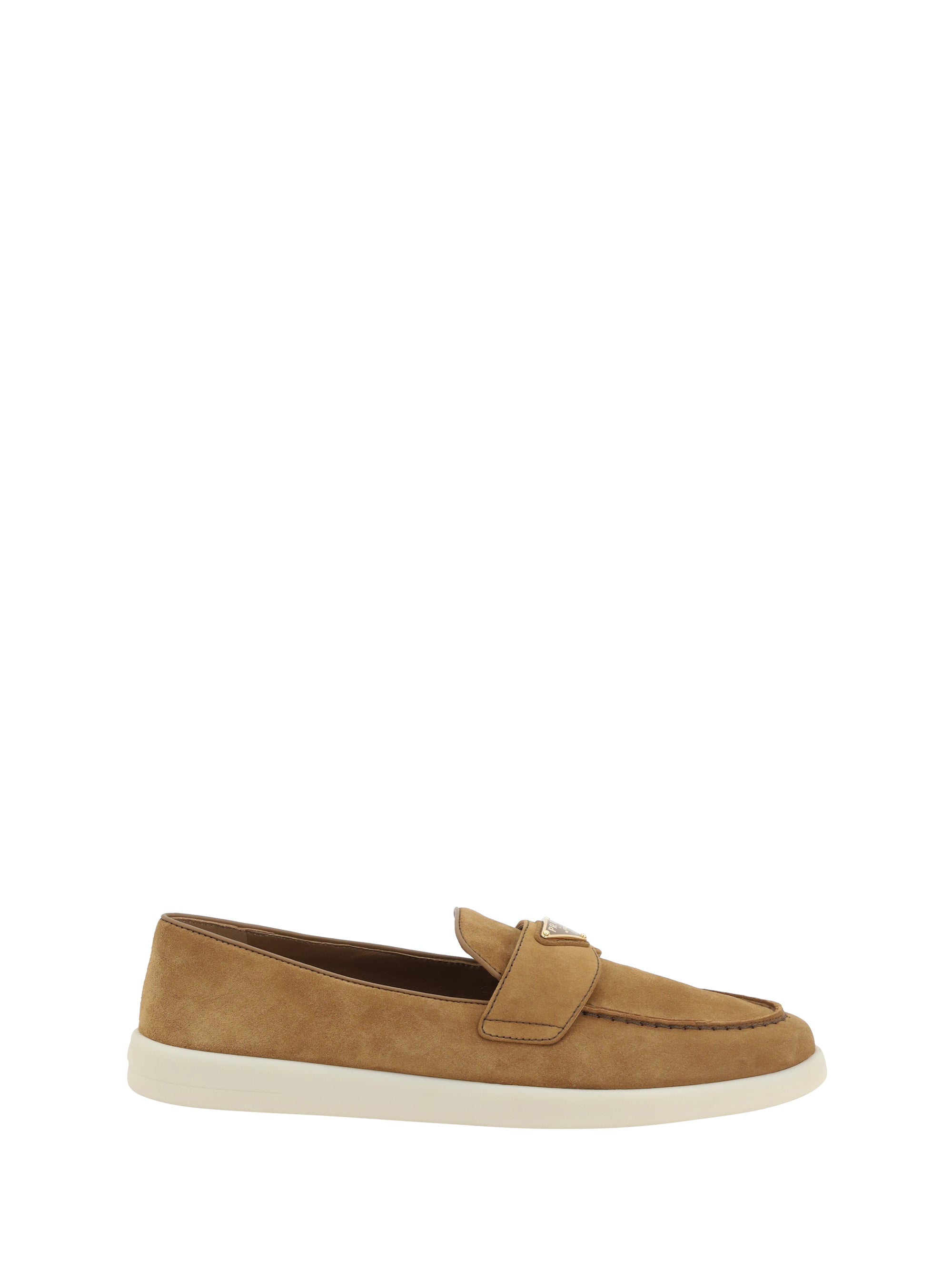 Prada Calf Leather Loafer — Beige