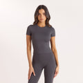 Lounge Underwear Classic Fitted Top - Ash Grey