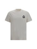 Moncler Logo-Embroidered Cotton T-Shirt — White