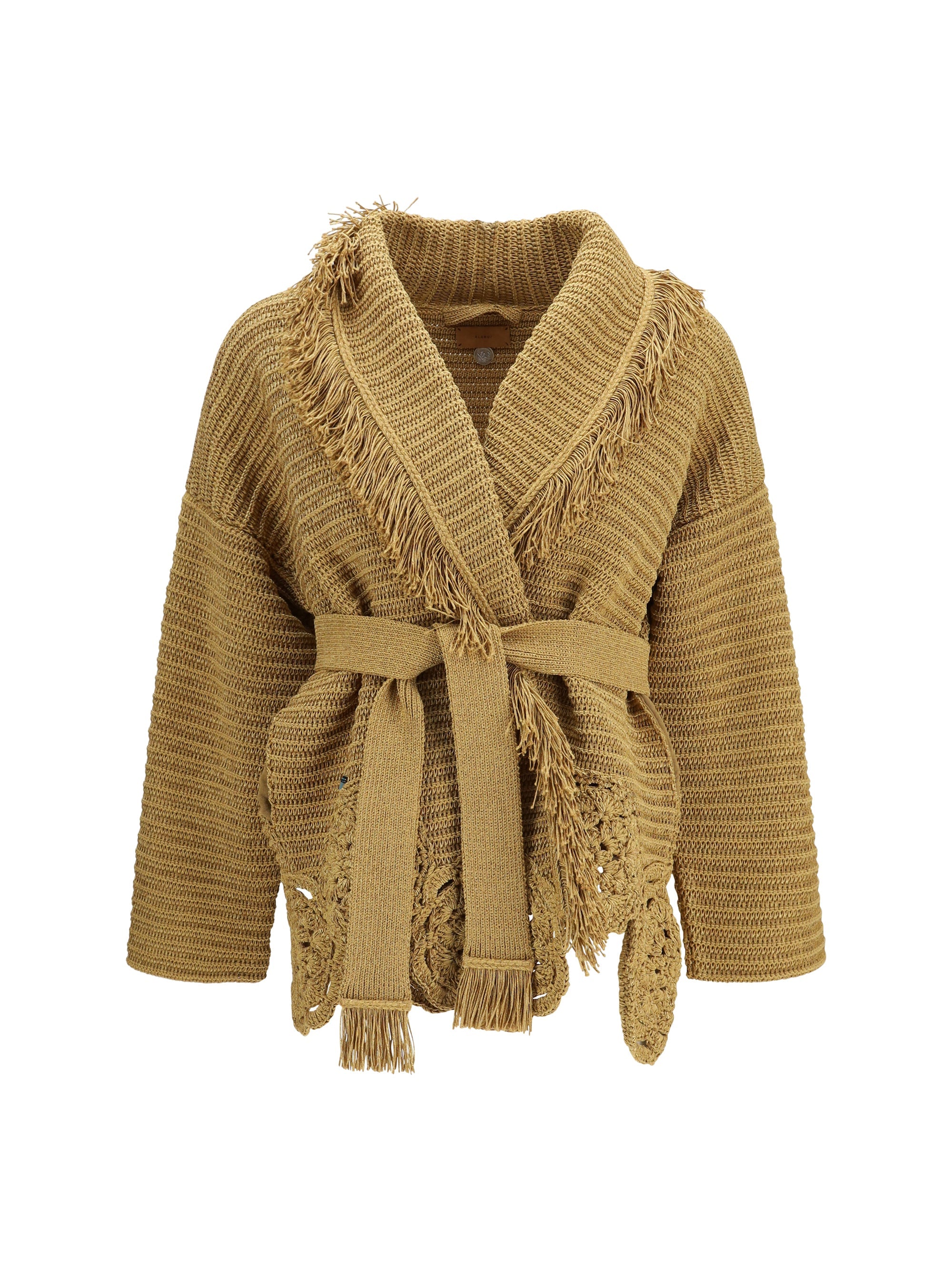 Alanui Island Memories Cardigan — Gold