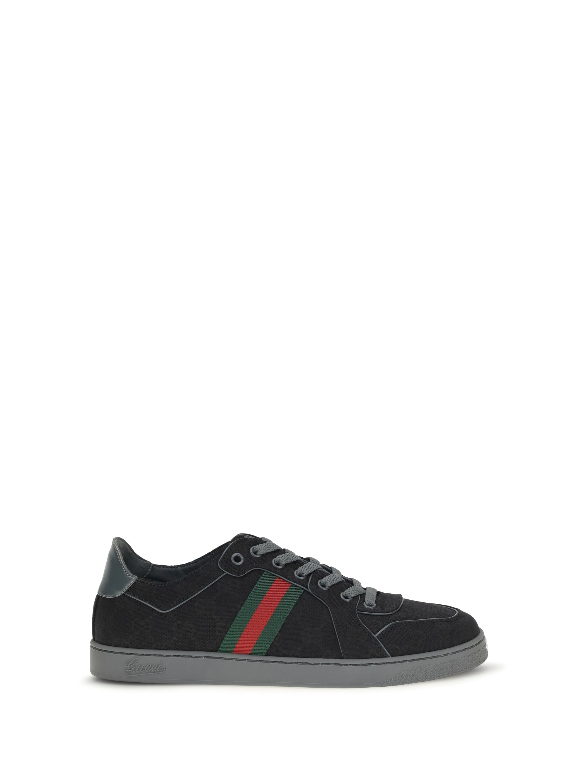 Gucci Stretch GG Fabric Sneaker — Black