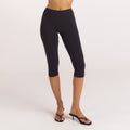 Lounge Underwear ContourSoft Capri Leggings - Black