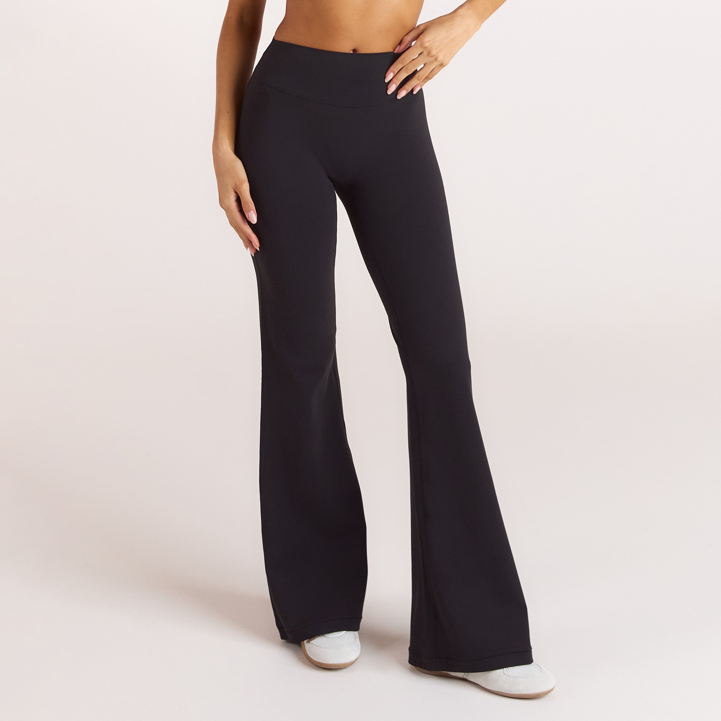 Lounge Underwear ContourSoft Flared Leggings - Black
