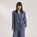 Lounge Underwear Oversized Blazer - Blue