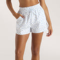 Lounge Underwear Bloom & Stripe Pyjama Shorts - Blue