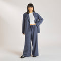 Lounge Underwear Relaxed-Fit Tailored Trousers - Blue