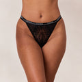 Lounge Underwear Entice Thong - Black
