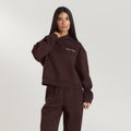 Lounge Underwear Lounge Living Hoodie - Chocolate