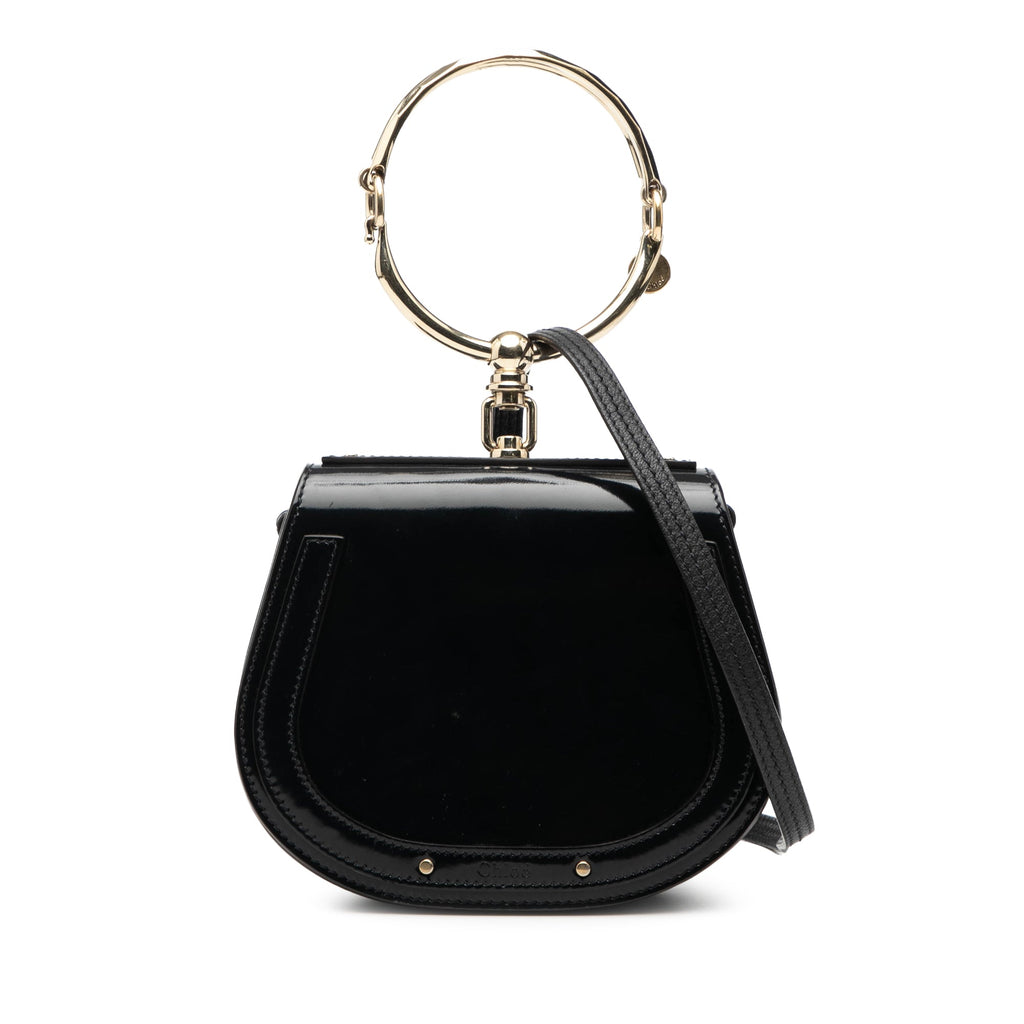Small Patent Nile Bracelet Satchel