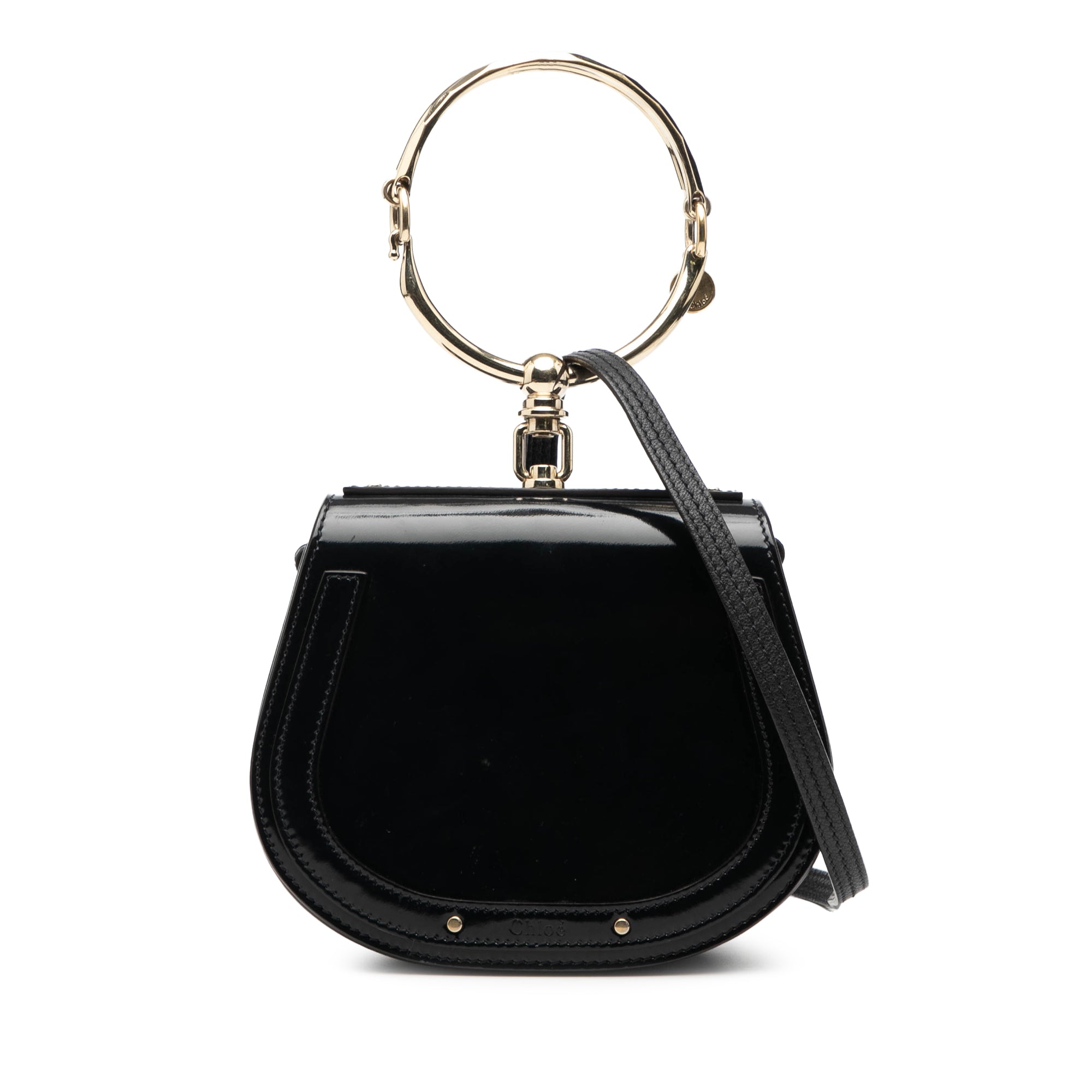 Small Patent Nile Bracelet Satchel