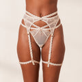 Lounge Underwear Casey Intimates Thong & Suspender Belt (Set) - Champagne
