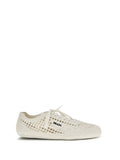 Prada Crochet Knit Sneakers — White