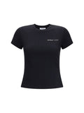 Off-White Logo-Printed Cotton T-Shirt — Black