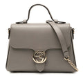 Small Dollar Calf Interlocking G Satchel