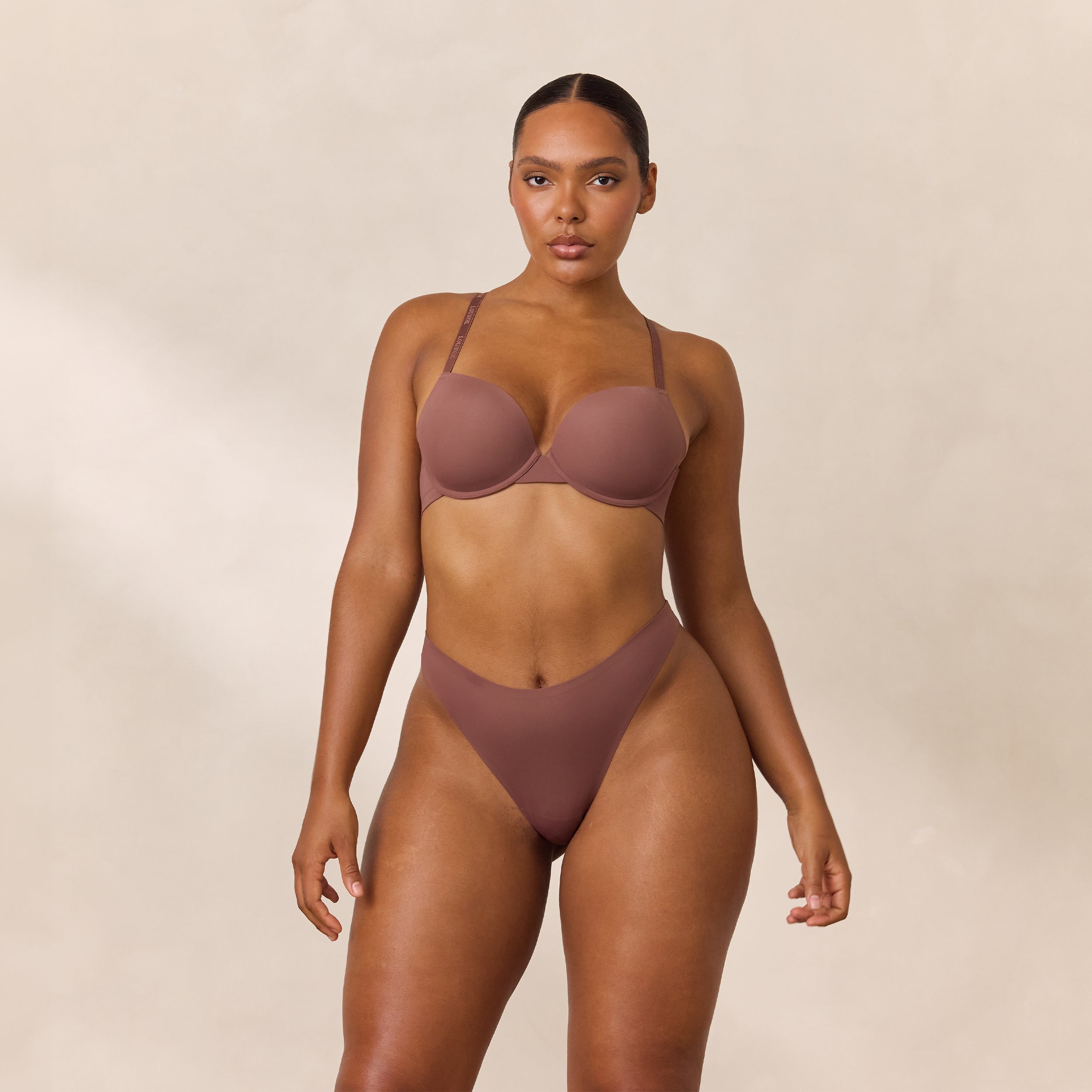 Lounge Underwear Invisible Form T-Shirt Bra - Nutmeg