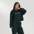 Lounge Underwear Lounge Living Quarter-Zip Jumper - Forest Green