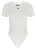 Vivienne Westwood Logo-Embroidered Bodysuit — White