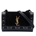 Medium Suede Rope Stitch Kate Crossbody