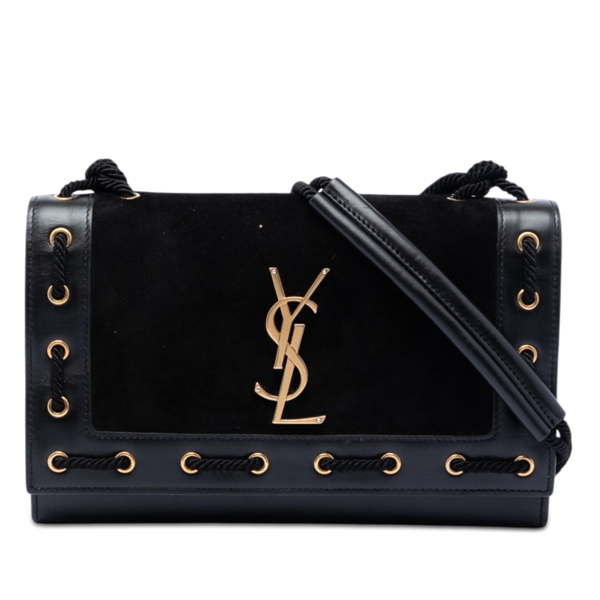 Medium Suede Rope Stitch Kate Crossbody