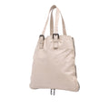 Leather Intrecciato Side Zip Tote