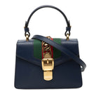 Mini Leather Sylvie Satchel