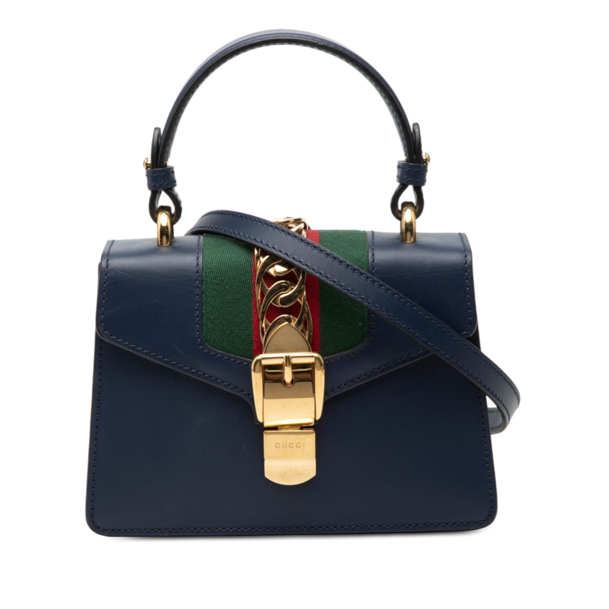 Mini Leather Sylvie Satchel
