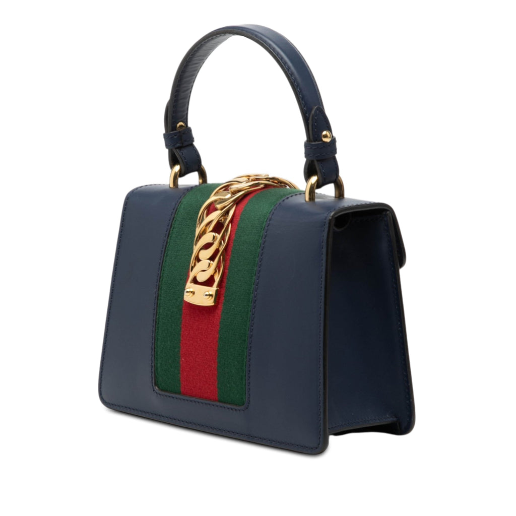 Mini Leather Sylvie Satchel