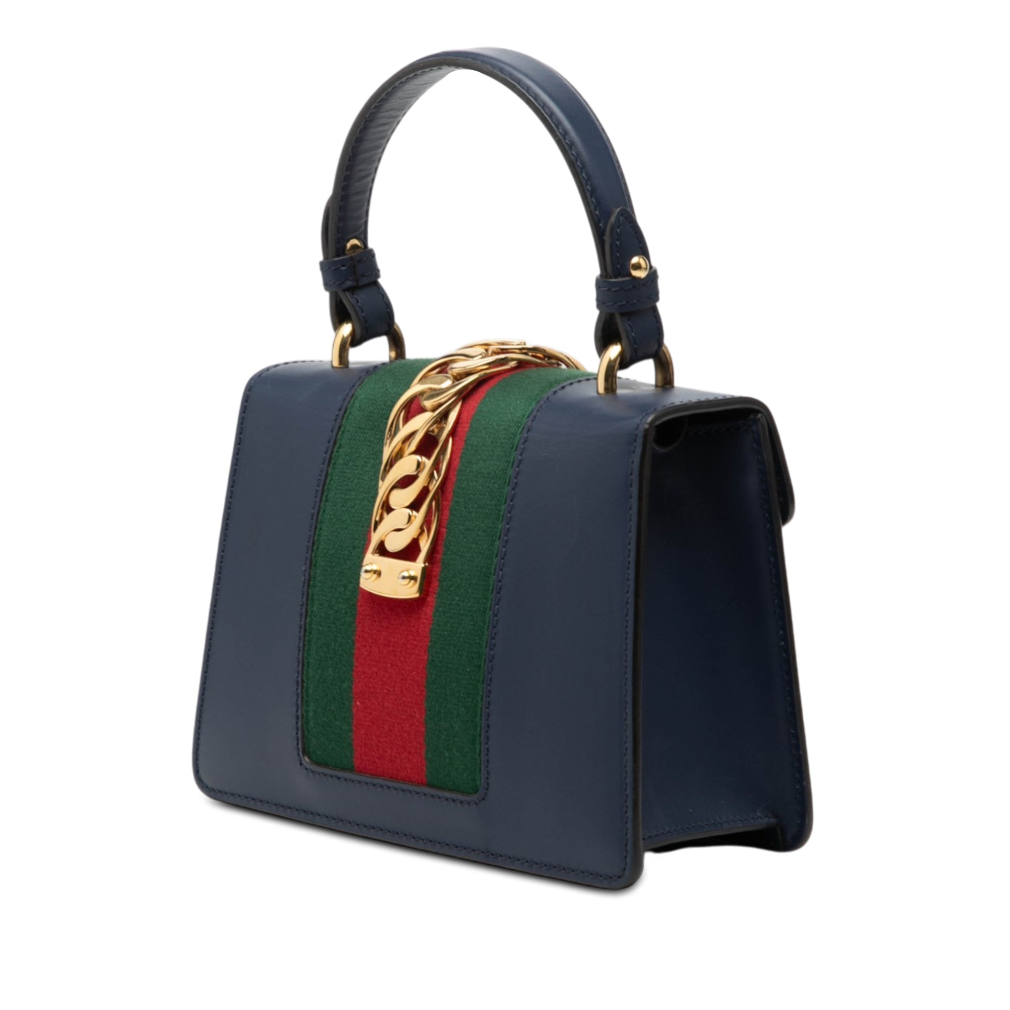 Mini Leather Sylvie Satchel