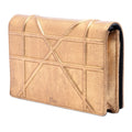 Metallic Calfskin Diorama Wallet on Chain