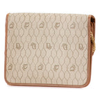 Honeycomb Coated Canvas Chain Shoulder Bag