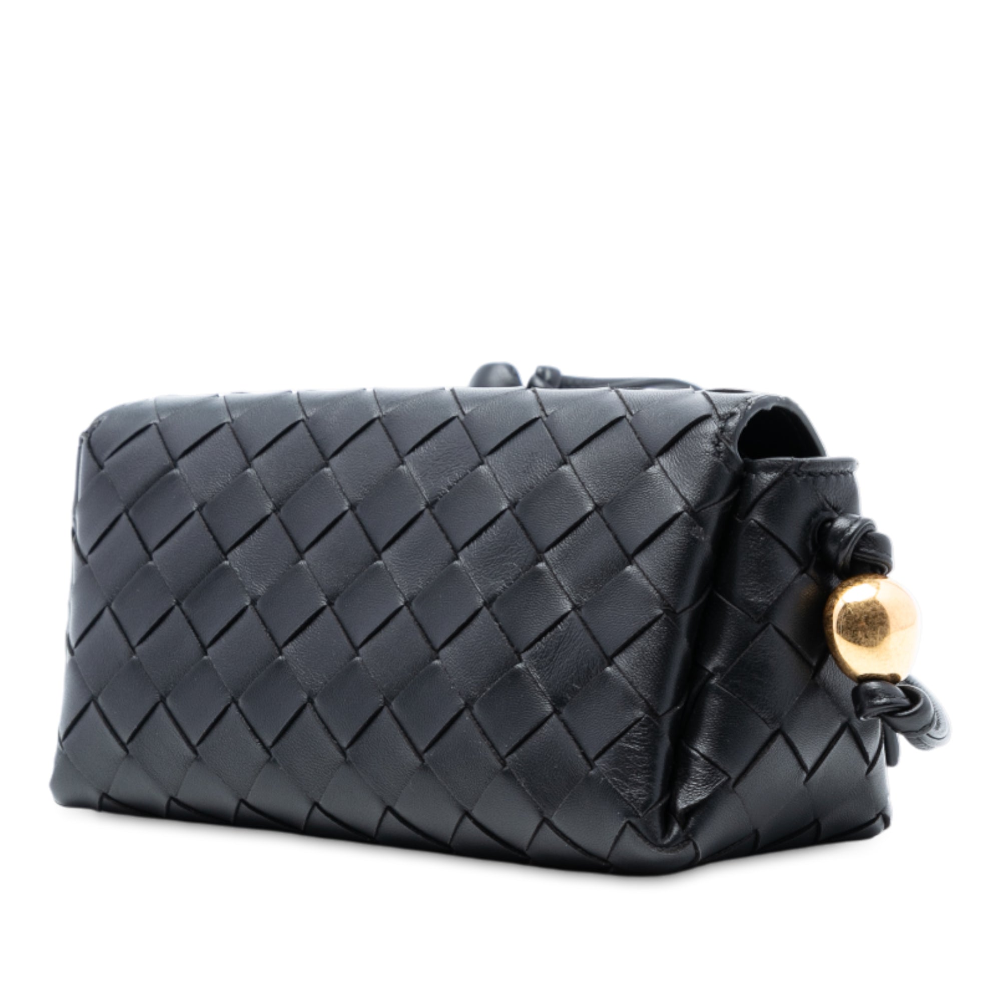 Nappa Intrecciato Pouch On Strap Crossbody