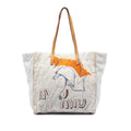 Printed Canvas Tote