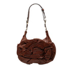 Leather Nadja Rose Petal Shoulder Bag