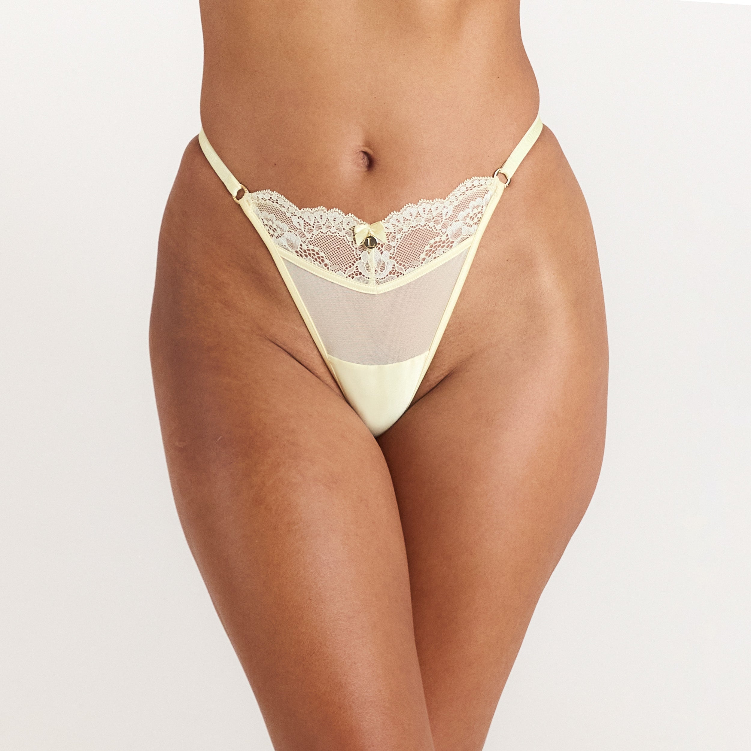 Lounge Underwear Brianna G-String - Lemon Sorbet